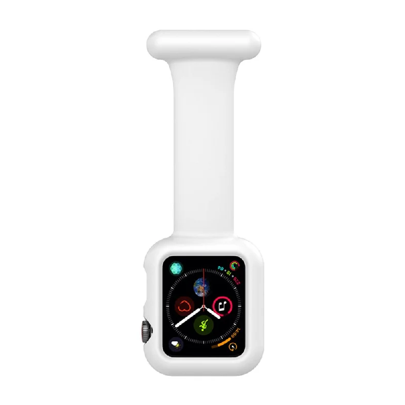 Apple Watch (45mm) silicone watch strap - White