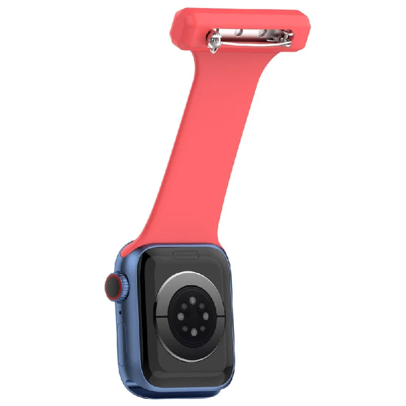 Apple Watch Series 8 (41mm) silicone watch hanging strap - Red