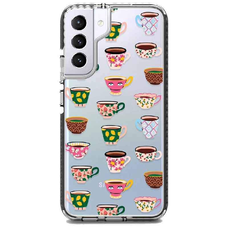 Artistic Teacups Impact Samsung Case