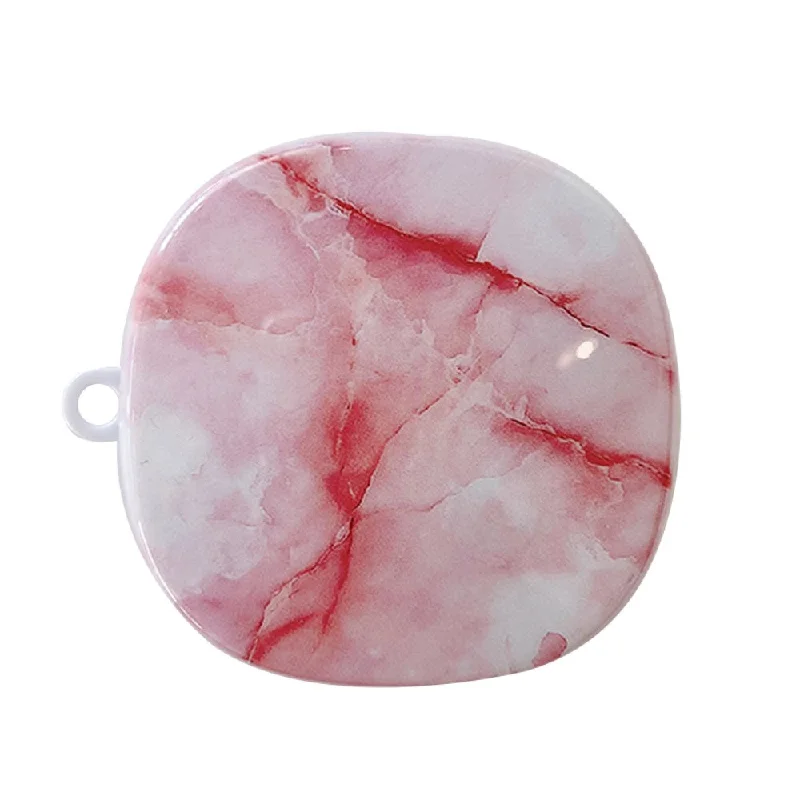 Baseus WM01 Plus marble pattern ccase - Pink / White