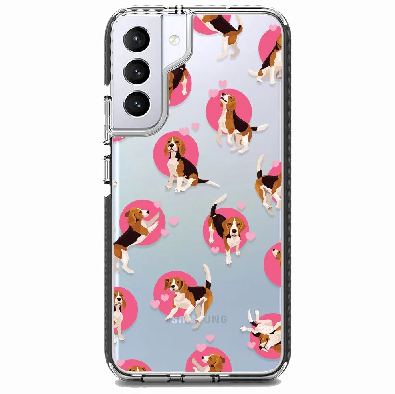 Beagle Hearts Impact Samsung Case