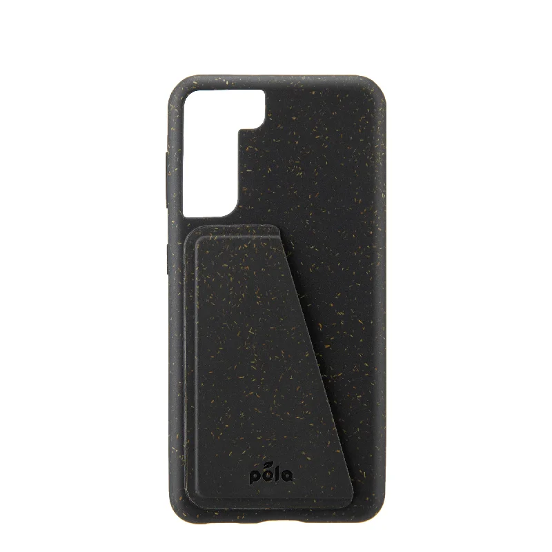 Black Samsung S21 Wallet Case