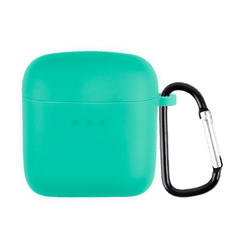 Boat Airdopes 131 silicone case with carabiner - Green