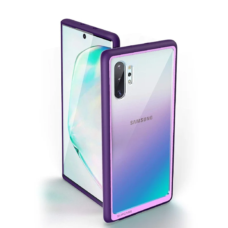 Galaxy Note10 Plus / Note10 Plus 5G Unicorn Beetle Style Slim Clear Case-Purple