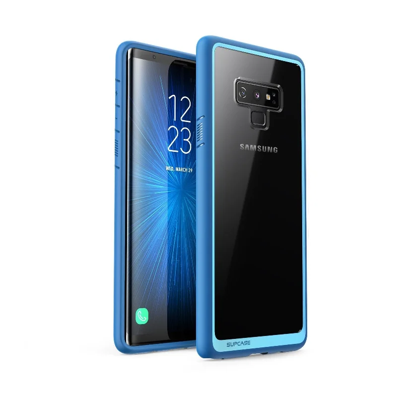 Galaxy Note9 Unicorn Beetle Style Slim Clear Case-Navy