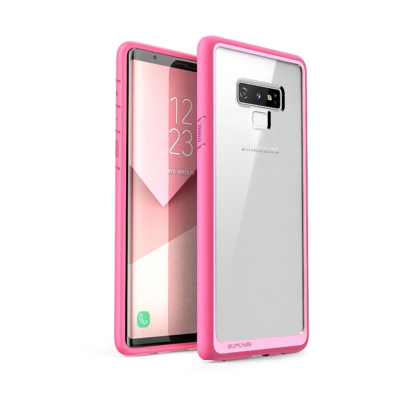 Galaxy Note9 Unicorn Beetle Style Slim Clear Case-Pink