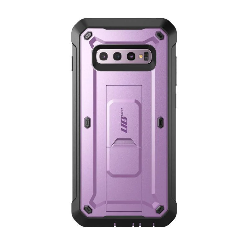 Galaxy S10 Unicorn Beetle Pro Rugged Holster Case Without Screen Protector-Purple