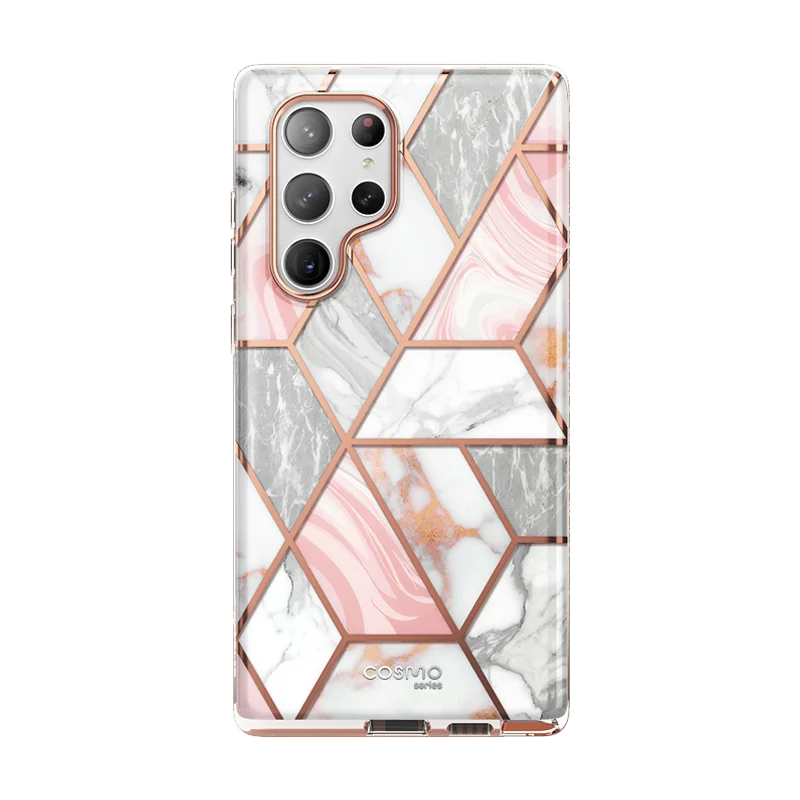 Galaxy S23 Ultra Cosmo Case - Marble Pink