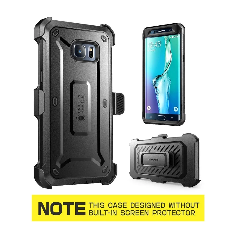 Galaxy S6 Edge Plus Unicorn Beetle Pro Rugged Holster Case-Black