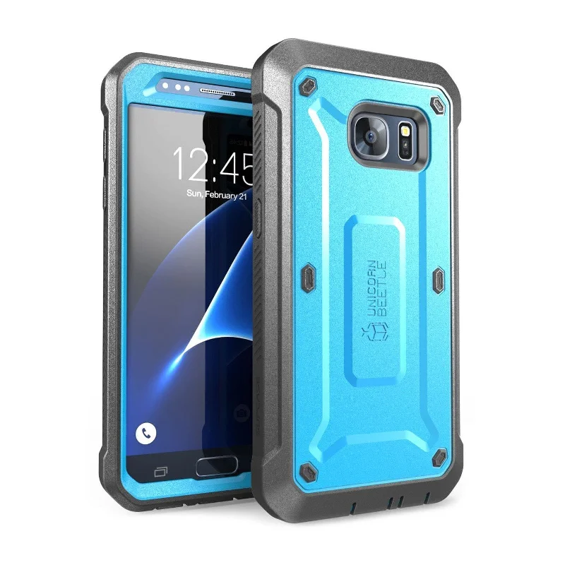 Galaxy S7 Unicorn Beetle Pro Full Body Rugged Holster Case-Blue