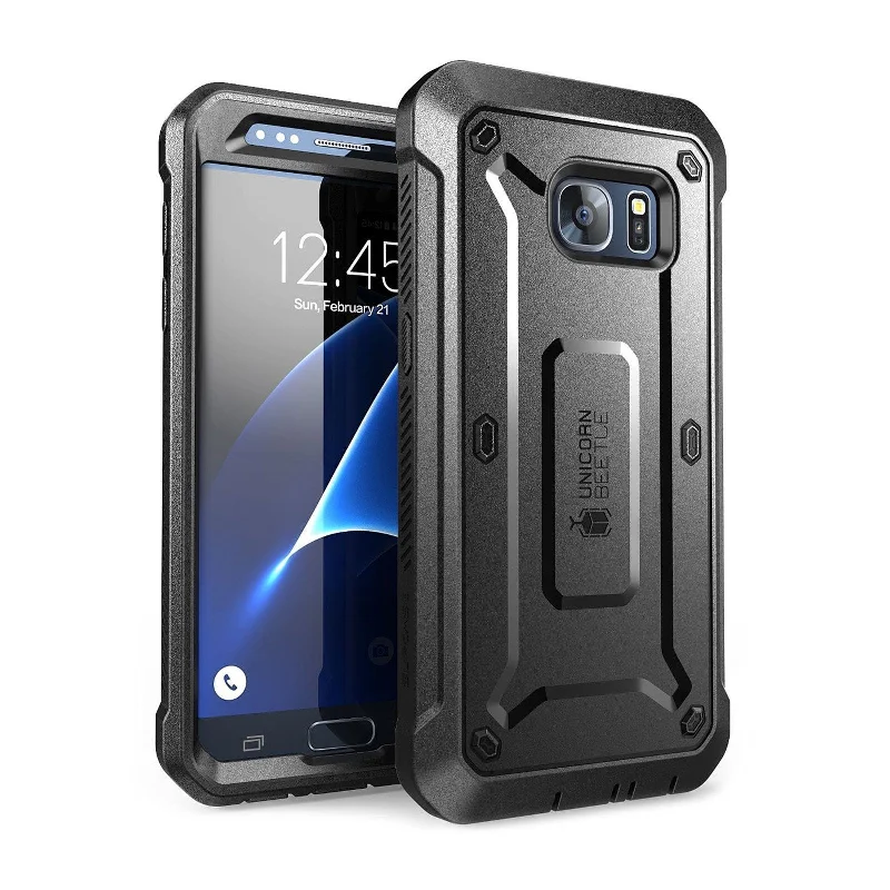 Galaxy S7 Unicorn Beetle Pro Full Body Rugged Holster Case-Black