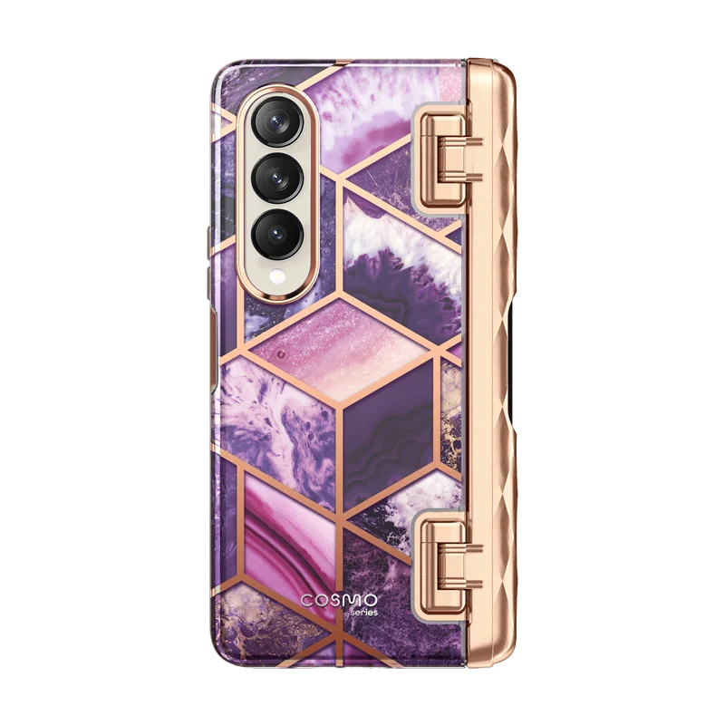 Galaxy Z Fold4 Cosmo Pro - Marble Purple