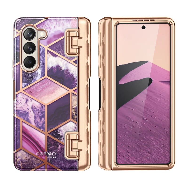 Galaxy Z Fold5 Cosmo Pro - Marble Purple