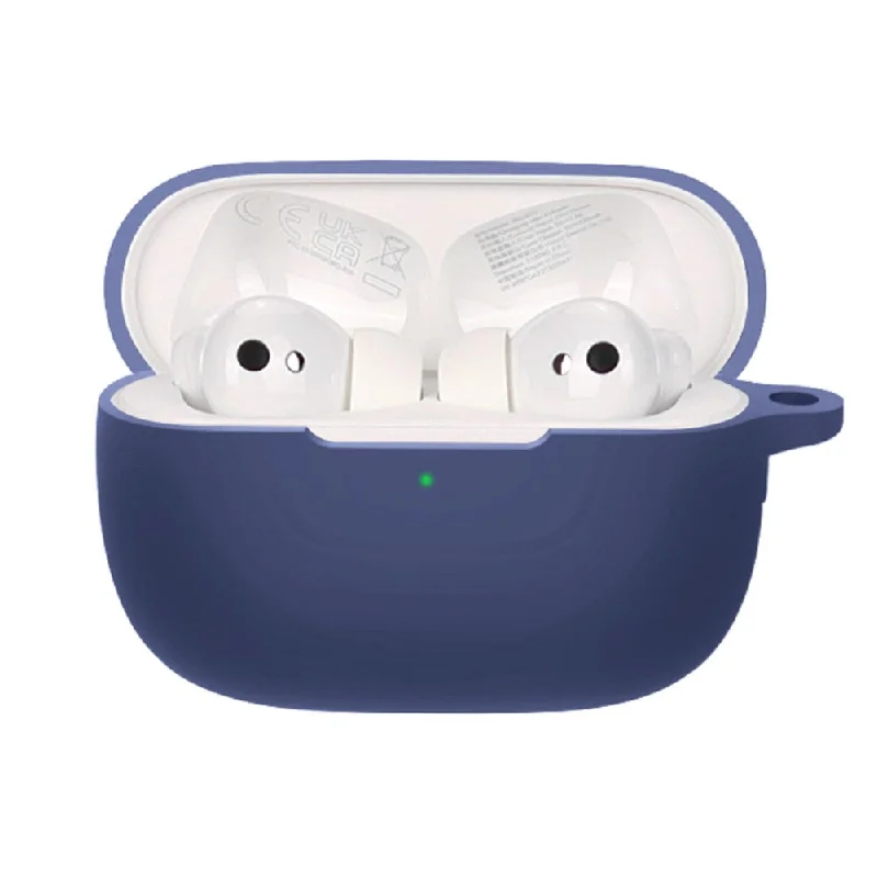 Honor Earbuds 3 Pro silicone case with buckle - Dark Blue