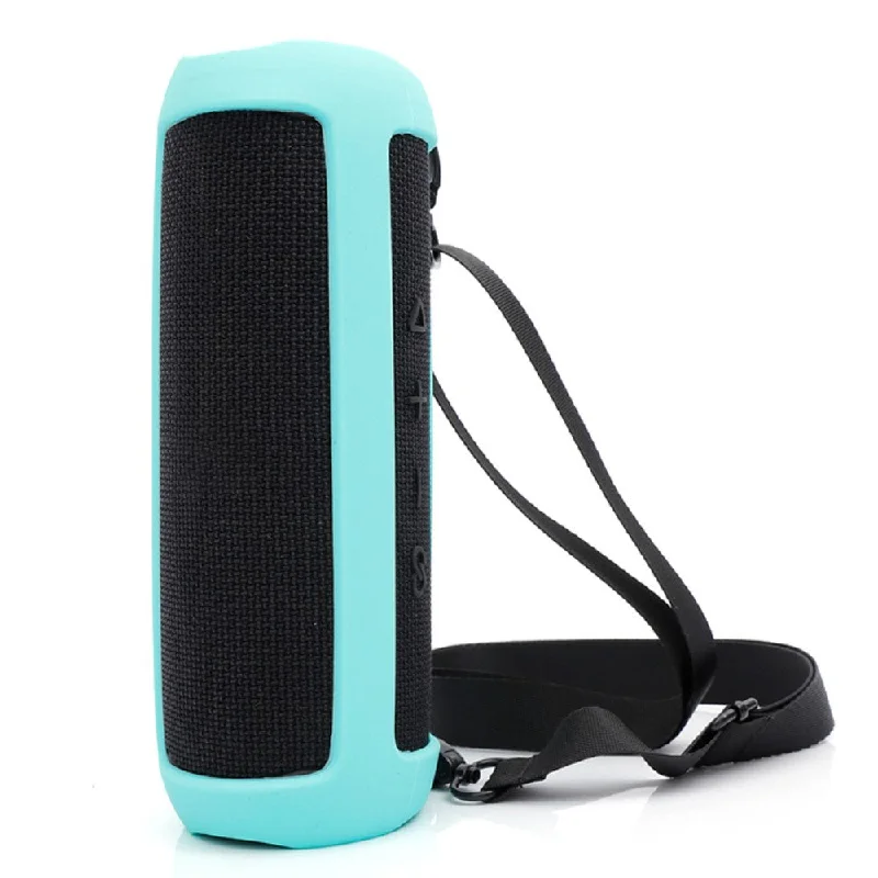 JBL Flip 5 silicone cover with strap - Green