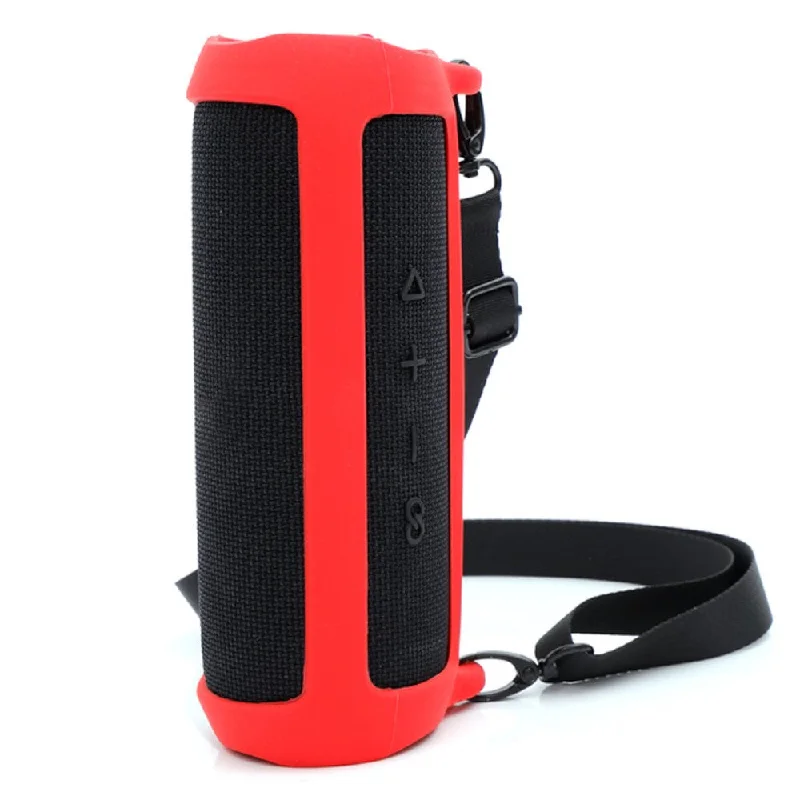 JBL Flip 5 silicone cover with strap - Red