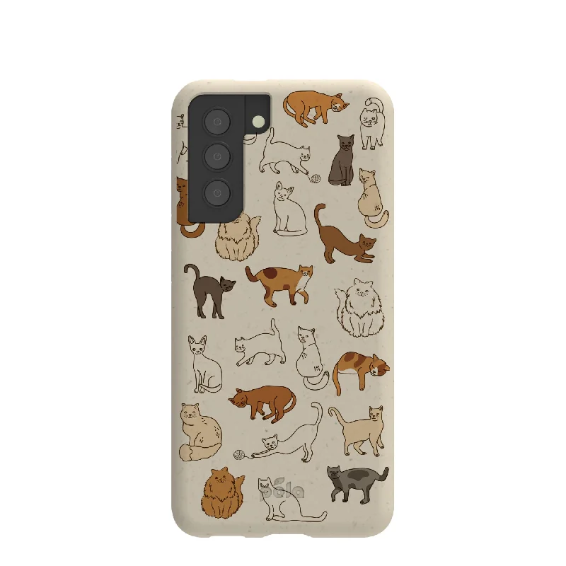 London Fog Kitty Cats Samsung Galaxy S21 Case