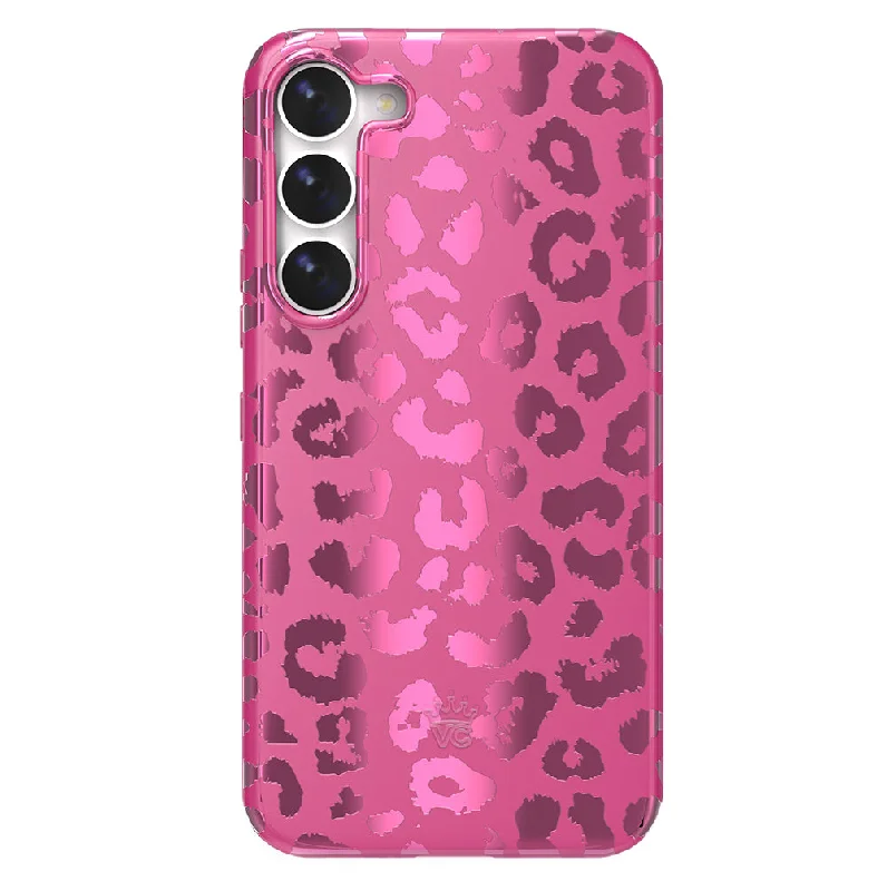 Pink Ruby Leopard Samsung Case