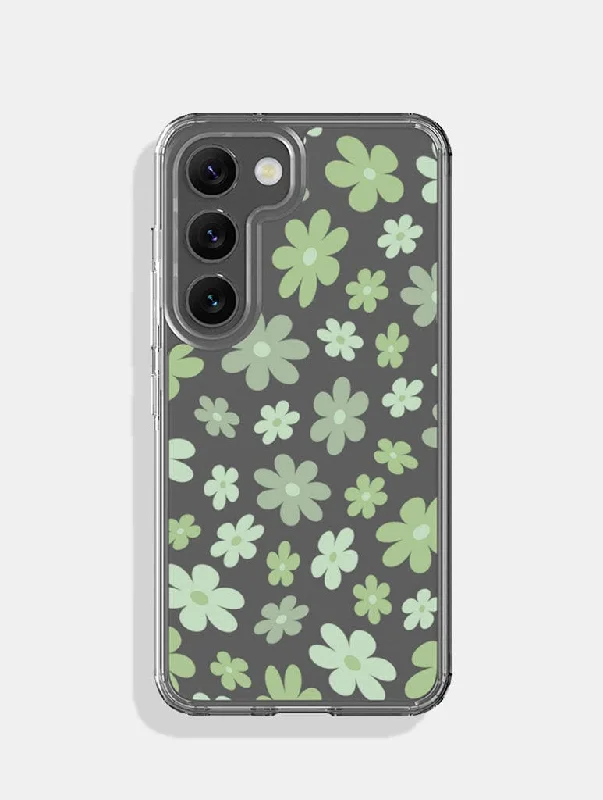 Sage Warped Flower Android Case