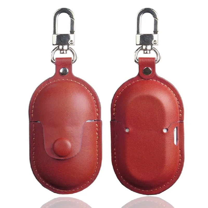 Samsung Galaxy Buds Plus leather case - Red