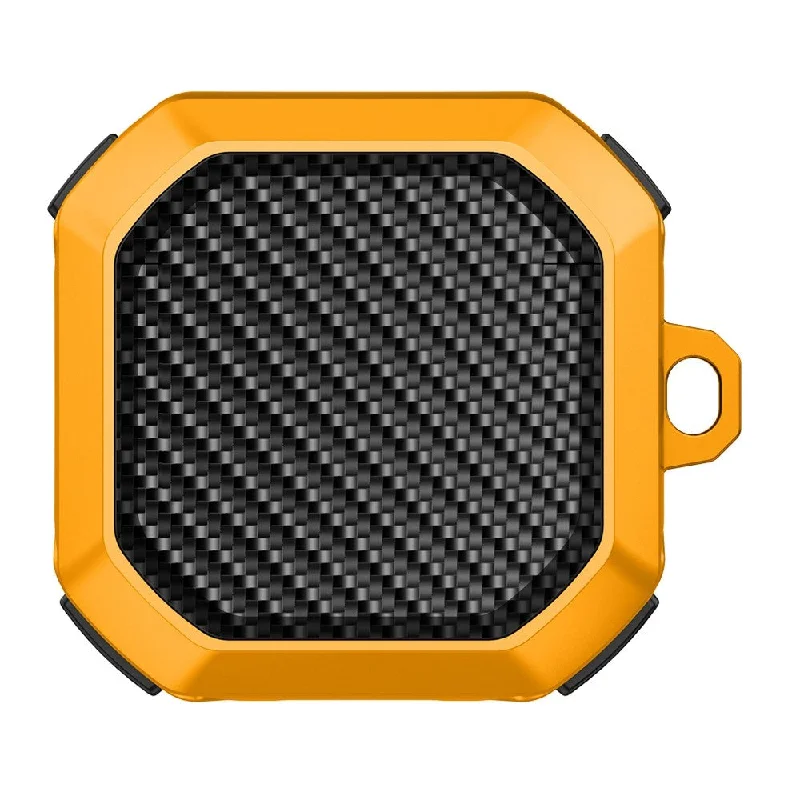 Samsung Galaxy Buds2 / Buds Pro / Live carbon fiber style case - Yellow