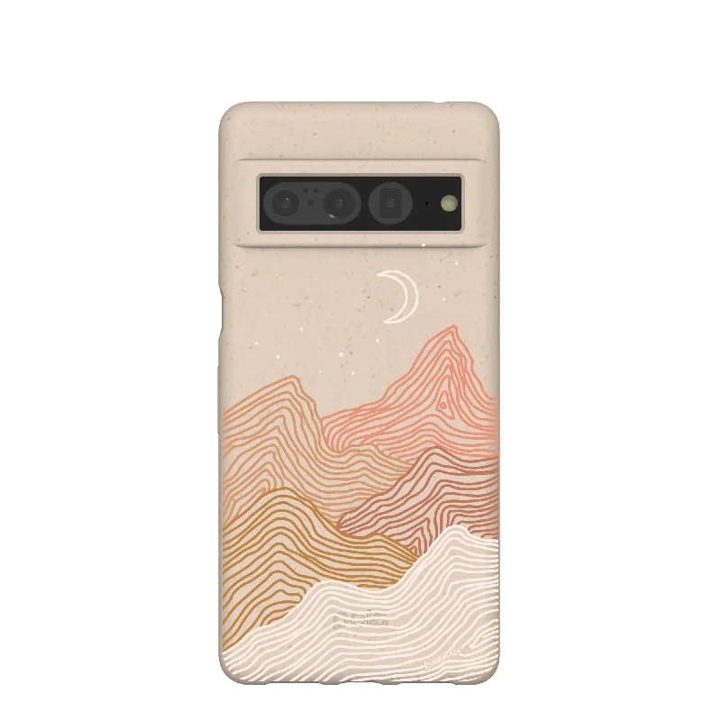 Seashell Pink Peaks Google Pixel 7 Pro Case