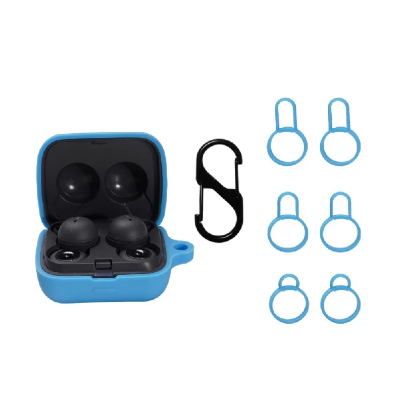 Sony LinkBuds silicone charging case with buckle - Blue