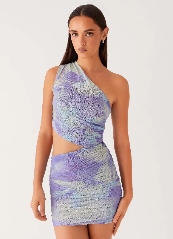 Addie Mini Dress - Purple Rain