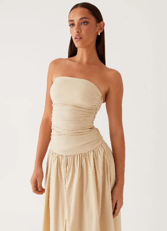 Carmel Maxi Dress - Ivory