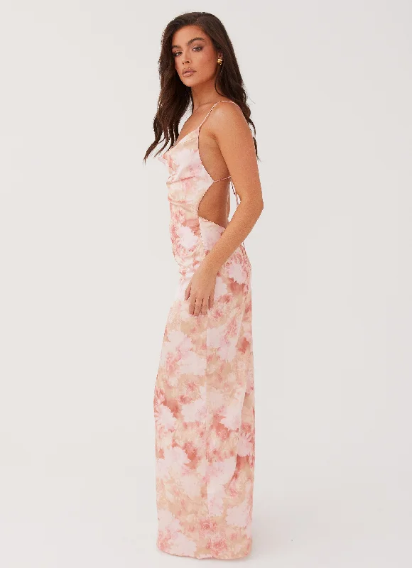 Dancing In The Sky Maxi Dress - Flower Garden