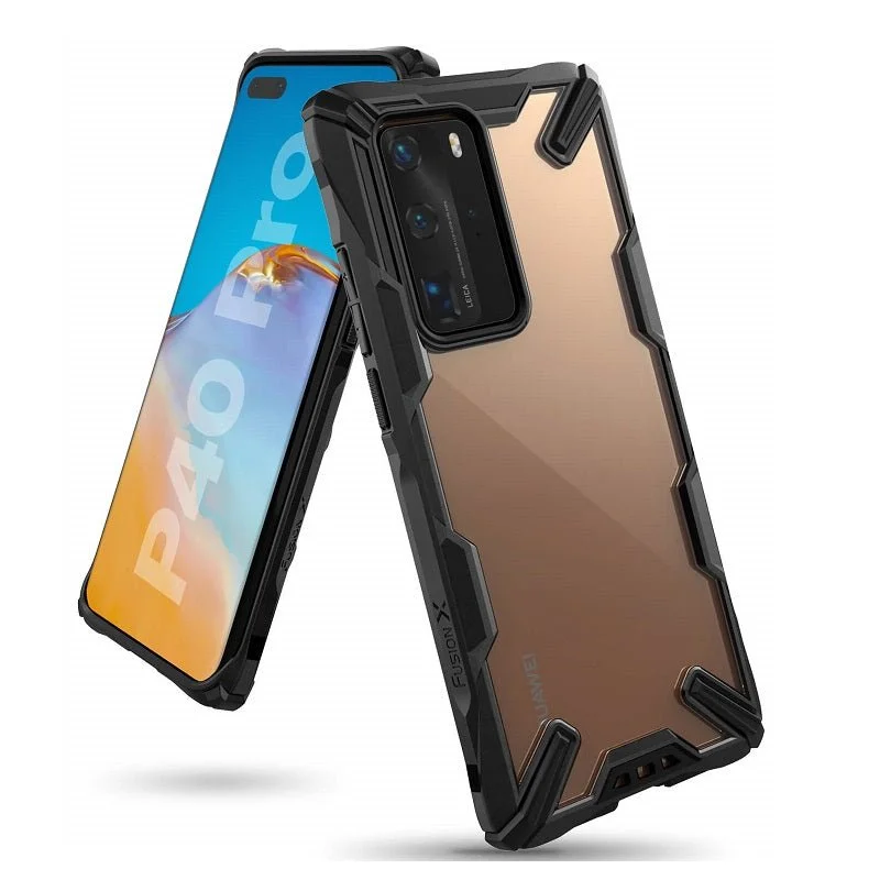 Huawei P40 Pro Case Fusion X Hybrid Black by Ringke