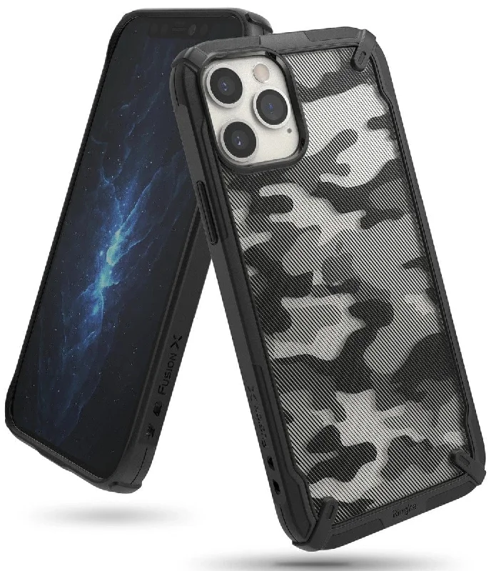 iPhone 12 mini Fusion-X Camo Black Case by Ringke