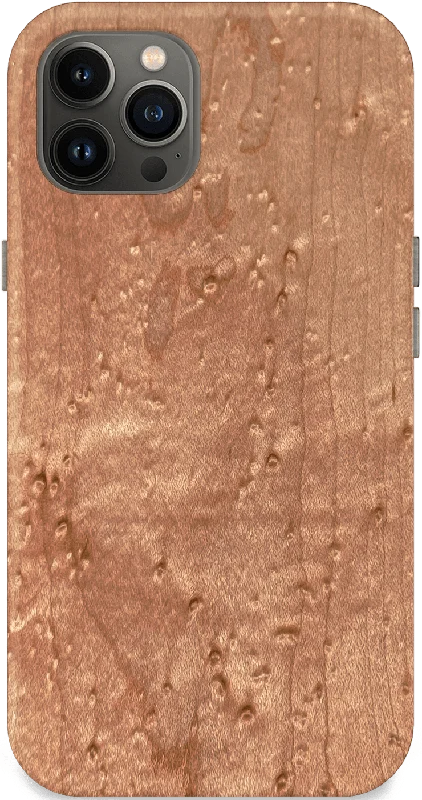 Kerf Select Birdseye Maple Wood Phone Case