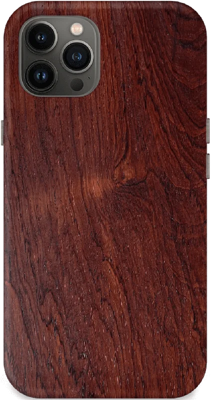 Kerf Select Rosewood Wood Phone Case