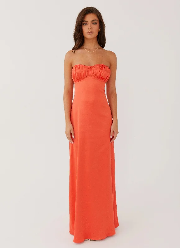 Marion Maxi Dress - Papaya