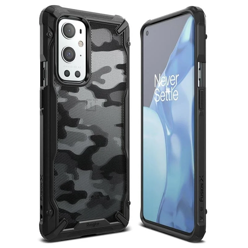 OnePlus 9 Pro Case Camo Black Fusion X By Ringke