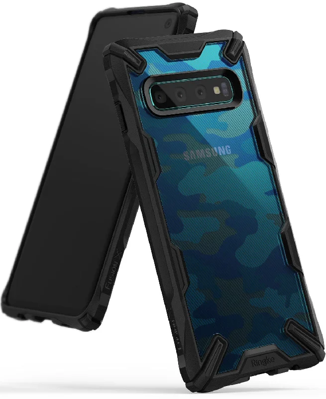 Samsung Galaxy S10 Case FusionX Camo Blue By Ringke