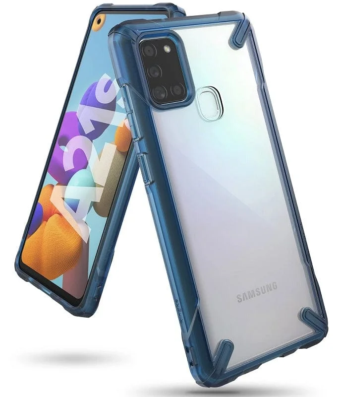 Samsung Galaxy A21S Case Space Blue FusionX By Ringke