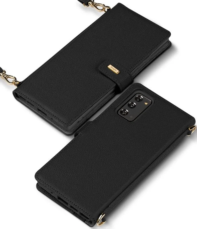 Samsung Galaxy Note 20 Case Folio Signature Plus Black By Ringke