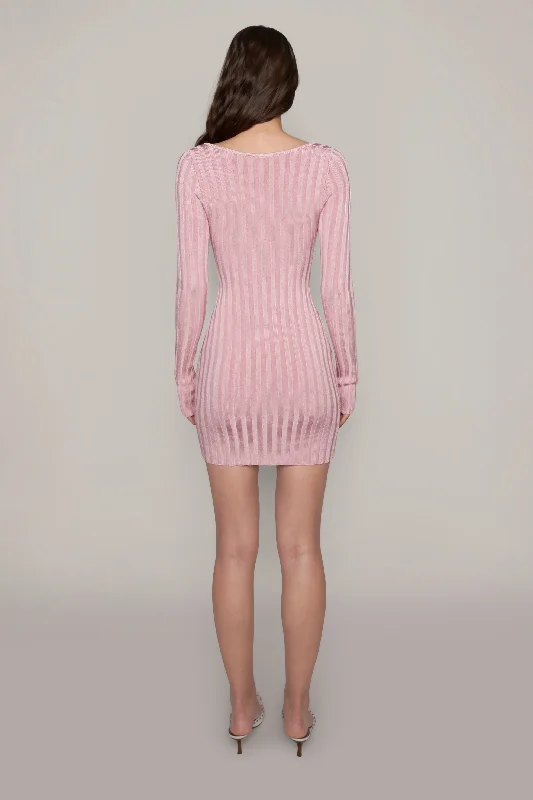 Slinky Rib Mini Dress