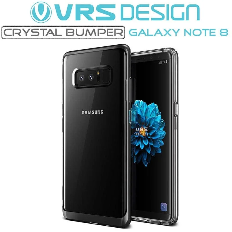 Samsung Galaxy Note 8 Case Crystal Bumper Black VRS Design