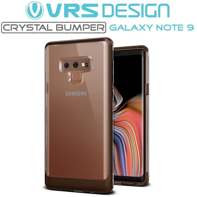 Samsung Galaxy Note 9 Case Crystal Bumper Brown VRS Design