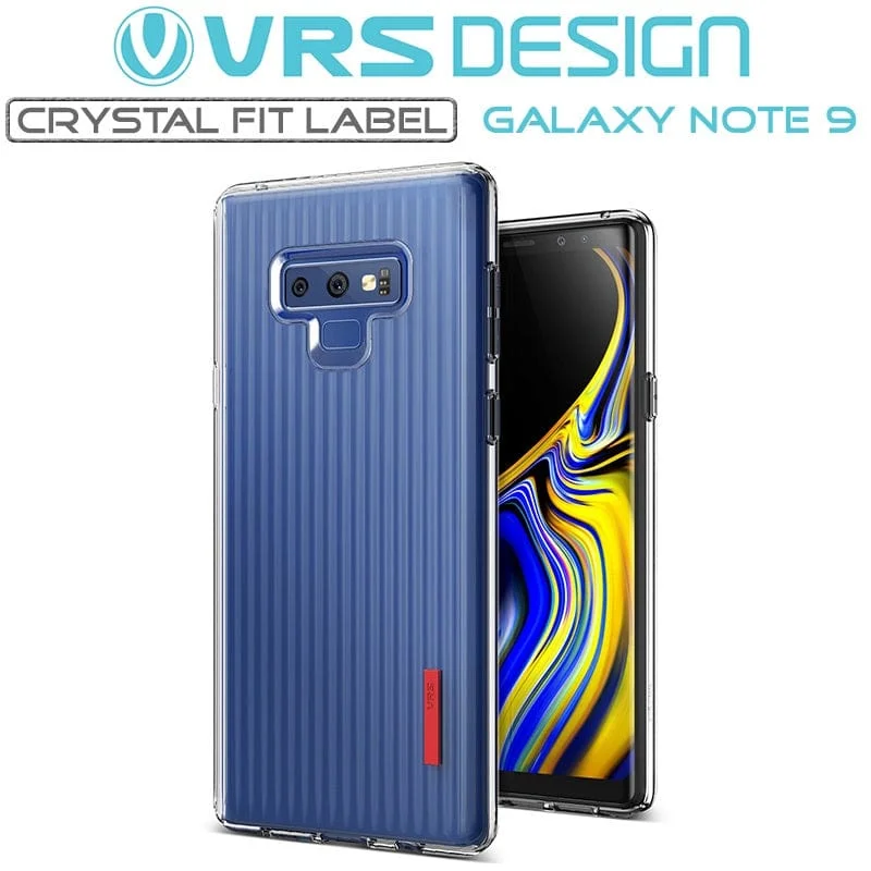 Samsung Galaxy Note 9 Case Crystal Fit Label Clear VRS Design