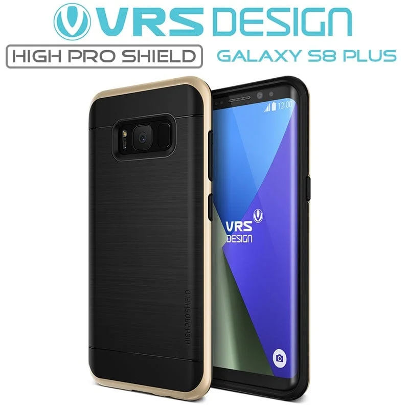 Samsung Galaxy S8 Plus Case High Pro Shield Shine Gold By VRS Design