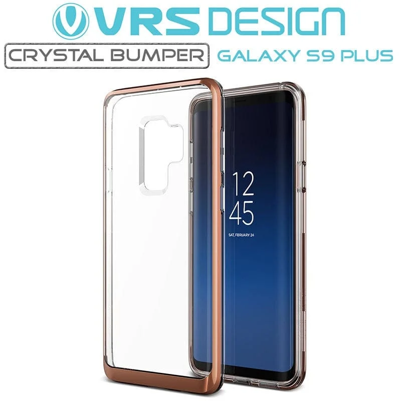 Samsung Galaxy S9 Plus Case Crystal Bumper Blush Gold By VRS Design