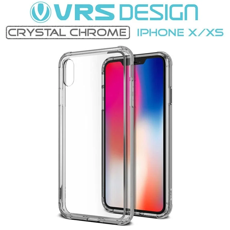 iPhone X / XS Case Crystal Chrome Clear By VRS Design