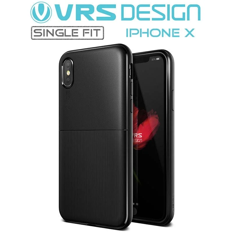 iPhone X / XS Case Single Fit Black By VRS