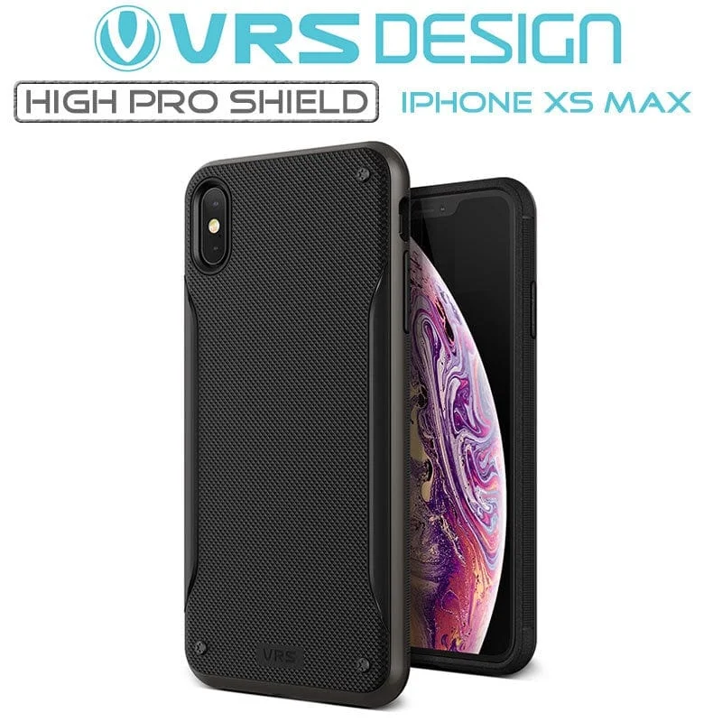 iPhone XS MAX High Pro Shield Black Case By VRS Design