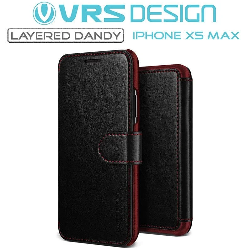 iPhone XS MAX Case Layered Dandy Black By VRS