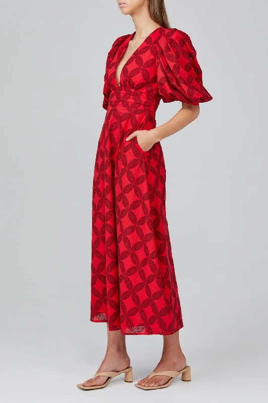 Acler Hamilton Dress - Red Mix